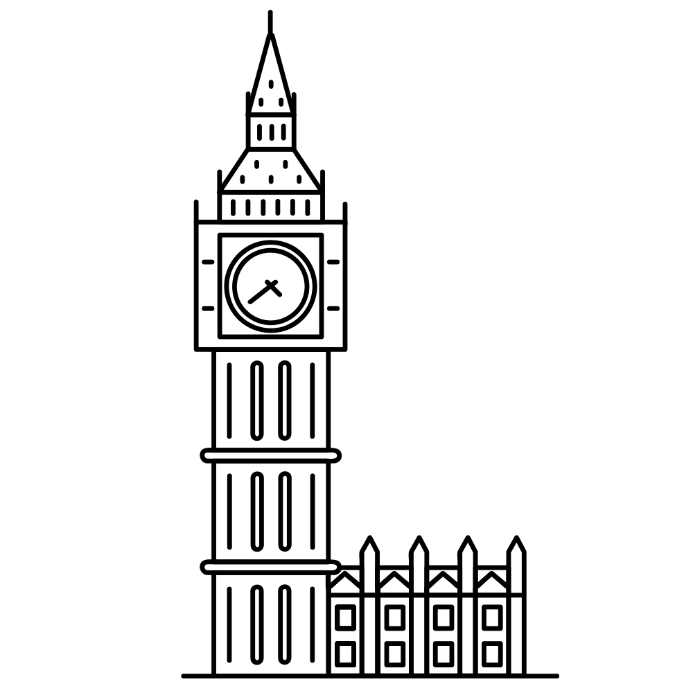 Big Ben kolorowanki